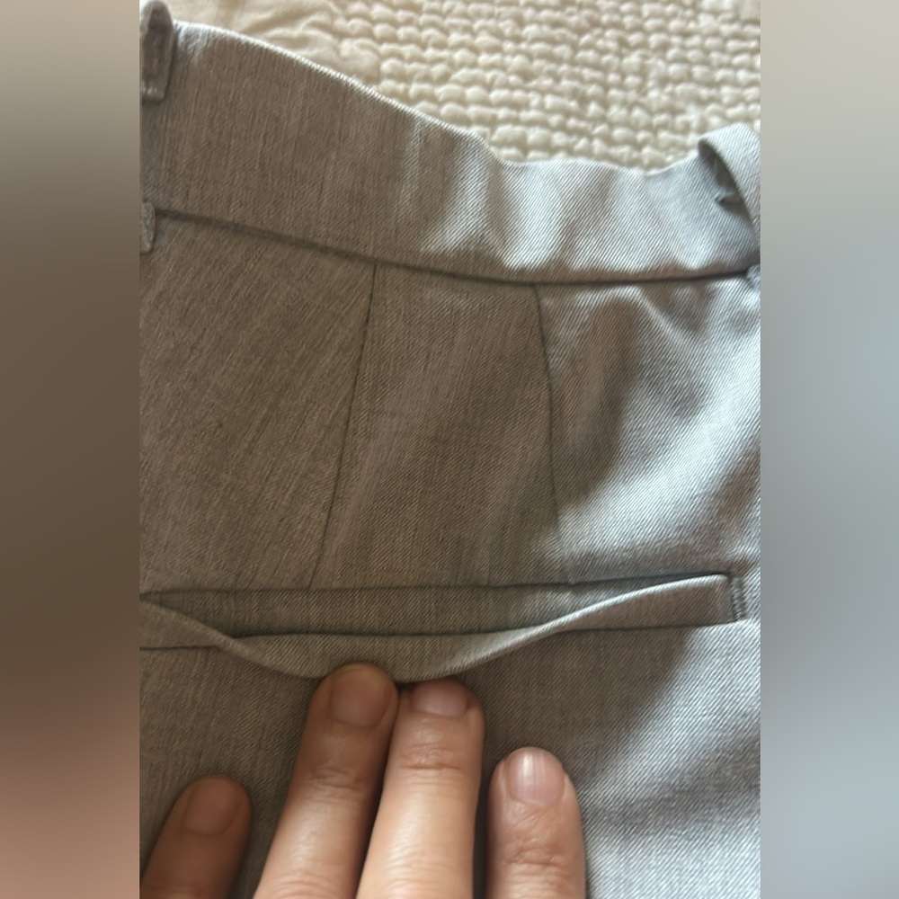Uniqlo Smart Ankle ( 2 way )  Gray Pants light grey size S - Picture 7 of 15